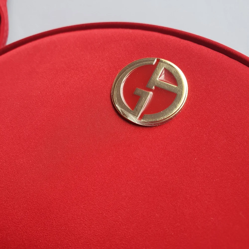 Armani red make up bag pouch, travel bag - Picture 3 of 4